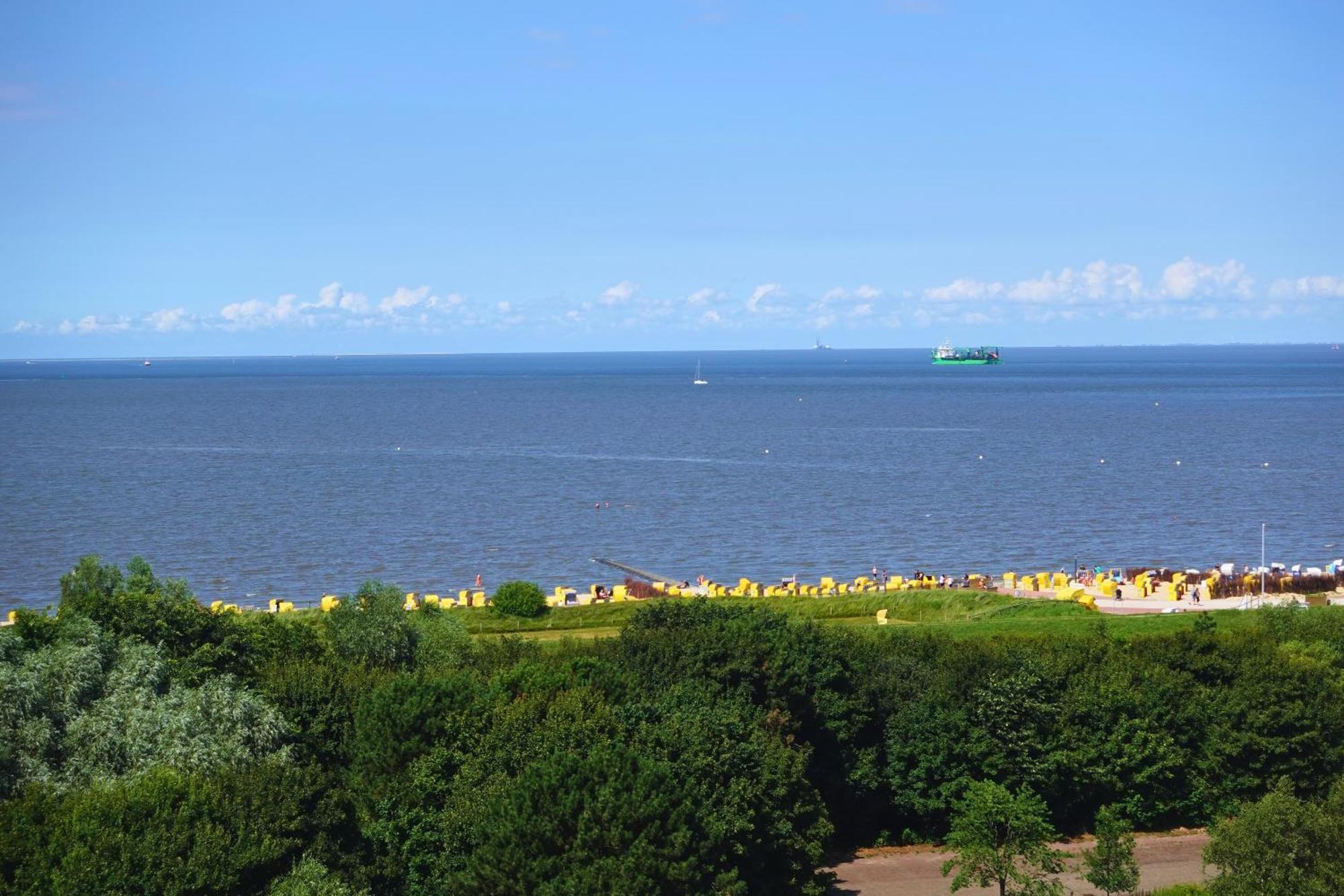 Panoramameerblicksuite Direkt Am Strand, Garage Wlan, Aufzug, Smarttv,bettwaesche,handtuecher, Netflix Uvm Apartment Cuxhaven